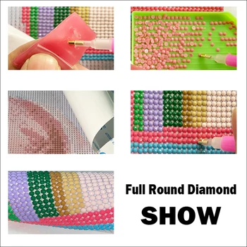 Foto Vlastní!5D DIY Diamantový Malování!3ks/set les Podzimní krajina a medvěd Diamond mozaika Plné náměstí Diamond Výšivky