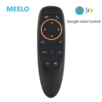 G10 RPO Hlas Air Myš 2.4 GHz Bezdrátová Google Mikrofon, IR Dálkové Ovládání Učení Gyroskop pro Android TV Box