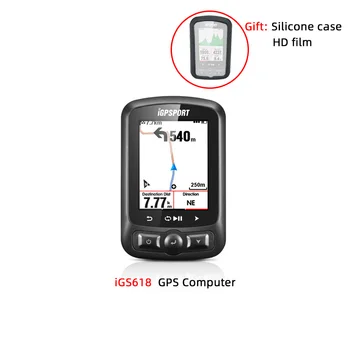 GPS Cycle Computer iGS618 iGPSPORT Navigační Rychloměr IPX7 3000 Hodin Ukládání Dat
