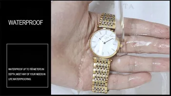 GUANQIN Hodinky muži Nová Móda značkové Originální značky Sapphire vodotěsné ultra tenký 6mm Jednoduché Muži quartz náramkové hodinky