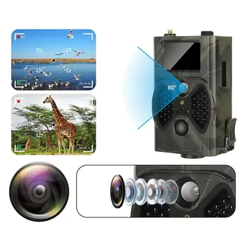 HC-300M Divoké Zvíře Lov Kamera 16MP 32 GB 1080P HD Noční Vidění FOV 60 °Objektiv Divoké Kamery