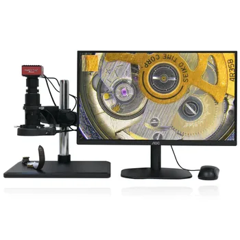 HD SONY Senzor IMX385 2K 1080P Průmyslové Elektronické Video Přesnost Měření Mikroskopem Plné zvětšení Zaostření Welding Repair