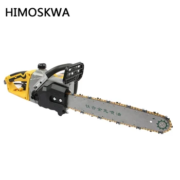 HIMOSKWA Elektrické Řetězové Pily 3200W Pilou, Těžba dřeva motorovou Pilou Domácnost Dřevo, motorové Pily řezací stroj