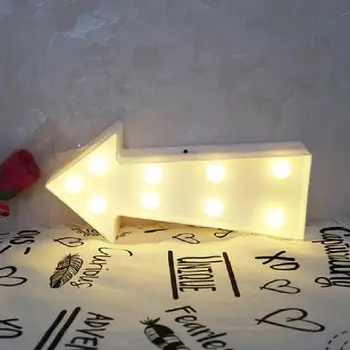 HOT PRODEJ 3D Šipky noční led lampa Pro Party Vánoční Obývací Pokoj Valentýna Dítě Ložnice Dekorace doprava zdarma