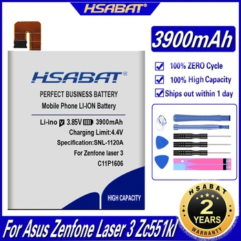 HSABAT 3900mAh C11P1606 Baterie Pro Asus Zenfone Laser 3 Zc551kl