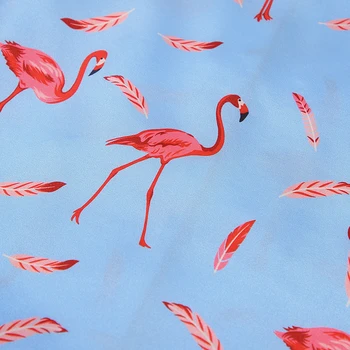HiLoc Flamingo Vzor Domácí Oblek Sady Ženské Pyžamo Dlouhý Rukáv Tisk Ženy, Oblečení Na Spaní Pyžama Saténové Kapsy 2021 Jarní Sada