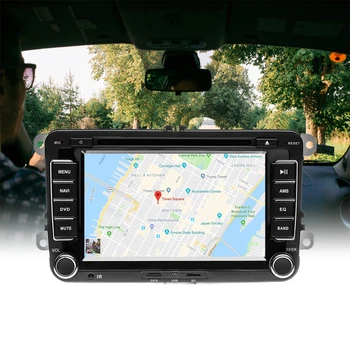 Hikity Auto Multimediální Přehrávač, 2 Din Automotivo Recorder GPS Rádio Stereo Přijímač Pro Volkswagen/POLO/PASSAT/SEAT/Škoda Autoradio