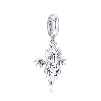 Hodí Pandora Náramky 925 Sterling Silver Jsi Kouzelná Dragon Houpat Kouzlo Korálky pro Výrobu Šperků Charmsy Kralen Berloque