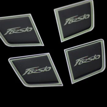 Hříbě Hořící Auto Světelný Vnitřní Dveře Mísy, Dekorace, Čalounění Kryt Nálepka pro Ford Fiesta Sedan Hatchback 2009 - 2016 Acc.