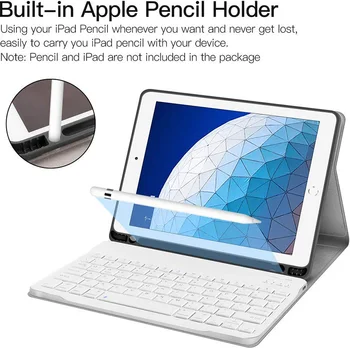 IPad Keyboard Case pro iPad Mini,Pro9.7,Air10.5 Pro10 Bezdrátová Bluetooth Klávesnice, Magnetický Kryt s Spánek/Probuzení,Tužky,