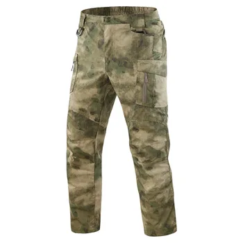 IX9 Muži Taktické Kalhoty Multi Kapsy Cargo Kalhoty Podzim Vojenské Bojové Kalhoty Ležérní Bavlněné Kalhoty SWAT Pytlovité Kalhoty S-5XL