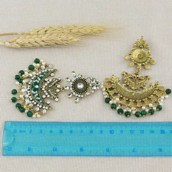 Indické Jhumki Jhumka Ručně Vyráběné Korálky, Květina Thajsko Buddha Piercing Náušnice Vintage Módní Party Šperky Náušnice