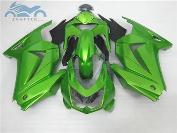 Injekce kapotáž kit pro Kawasaki Ninja 250R 2008-ZX250R sportovní motocyklové kapotáže EX250 08-14 zelené DT16