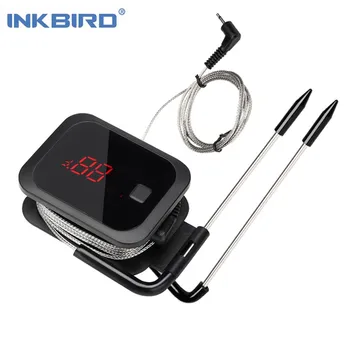 Inkbird IBT-2X Jídlo Vaření Bluetooth Bezdrátový GRILOVACÍ Teploměr Pro Trouby, Maso, Gril zdarma app ovládání S dvojitými Sondami a Časovač