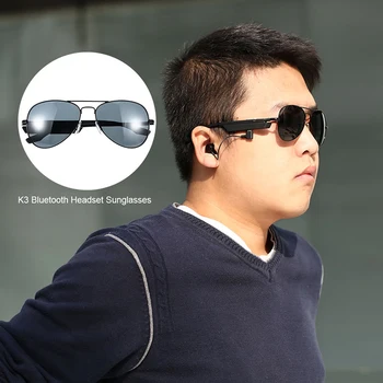 JackJad POLARIZOVANÉ Letecké Styl Inteligentní Bluetooth Headset sluneční Brýle Jízdy Hudby, Volání A Odpověď, Sluneční Brýle Oculos S výstupem pro Sluchátka
