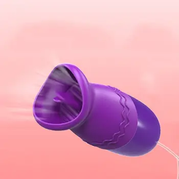 Jazyk, USB Vibrátor, Vibrační Vajíčko Ženské Bradavky Sucker G-spot Pochvy Masáž Ústní Lízání Klitoris Stimulátor Sexuální Hračky pro Ženy