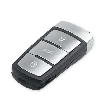 KEYYOU 3C0959752BA 3BT Bezklíčové Nesestříhaný Smart Remote Key Fob 433MHZ Čip ID48 Pro VolksWagen VW Passat B6 3C B7 Magotan CC Auto Klíč