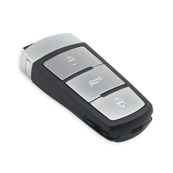 KEYYOU 3C0959752BA 3BT Bezklíčové Nesestříhaný Smart Remote Key Fob 433MHZ Čip ID48 Pro VolksWagen VW Passat B6 3C B7 Magotan CC Auto Klíč