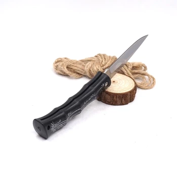 Kapesní Skládací Nůž Kuchyň Ovoce Krájení Nožem Bambus Styl Outdoor Camping Domácnosti EDC Nůž Multi nástroje