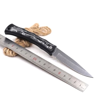 Kapesní Skládací Nůž Kuchyň Ovoce Krájení Nožem Bambus Styl Outdoor Camping Domácnosti EDC Nůž Multi nástroje