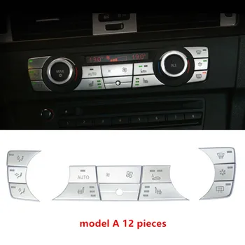 Klimatizace Knoflíky, Flitry Kryt Střihu Pro BMW 3 Série E90 318 320i 2005-2012 ABS Chrome Car Styling Interiéru Upravené