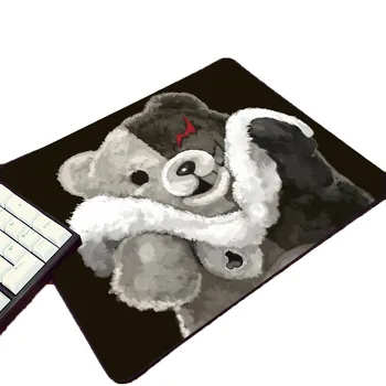 Kreativní Anime Monokuma Roztomilý Medvěd Danganronpa Malé Velikosti Gumy Tablet Pc Gamer Podložka Pod Myš Pro Herní Animace Přehrávač