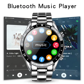 LIGE 2020 Nové Digitální Hodinky Muži Plně Dotykový Displej Sportovní Fitness Hodinky IP68 Vodotěsný Bluetooth Pro Android, ios hodiny hodinky Muži