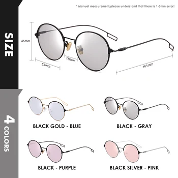 LIOUMO Módní Kulaté sluneční Brýle Pro Ženy Polarizované Řidičské Sluneční Brýle Muži Samozabarvovací Brýle Vintage lentes de sol hombre