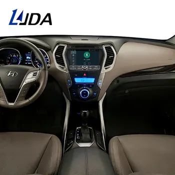 LJDA Android 10.0 Auto dvd přehrávač pro Hyundai IX45, SANTA FE 2012 2013 Auto Rádio gps navigace stereo multimediální WI-fi audio