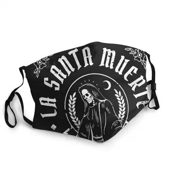 La Santa Muerte Classic v Pračce Trendy Úst, Obličeje, Maska lebka Proti Větru Studené Důkaz Zimní ochranný Kryt Muflové pro Dospělé