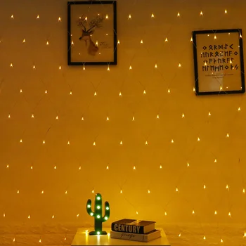 Led Vánoční Čistého Světla, Světla, Závěs, Dekorace Venkovní LED Nový Rok Svatební Party Vodotěsné String Světla Dovolenou Světlo Lampy