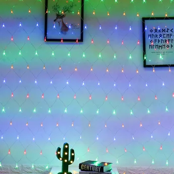 Led Vánoční Čistého Světla, Světla, Závěs, Dekorace Venkovní LED Nový Rok Svatební Party Vodotěsné String Světla Dovolenou Světlo Lampy