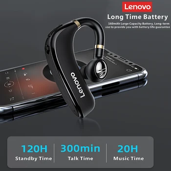 Lenovo Bluetooth Sluchátka Pro Ušní Háček Bezdrátový Headset S Mikrofonem, 40 Hodin Pro iPhone xiaomi Handsfree Sluchátka Krytek