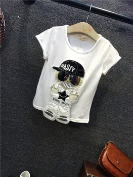 Letní Baby Děti Krátký Rukáv t-košile + Šortky Baby Boy Módní Oblečení Sety Baby Krásné Oblečení Oblečení 2-7years