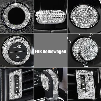 Luxusní Crystal Diamond Interiér Drahokamu Pro VW Volkswagen 2018 Magotan B8 19 CC Dekorace Interiéru