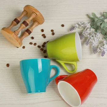 MHV 350ml vysoce kvalitní keramické kávové šálky Kávy šálek nastavit Jednoduchý Evropský styl Cappuccino květina šálky Latte