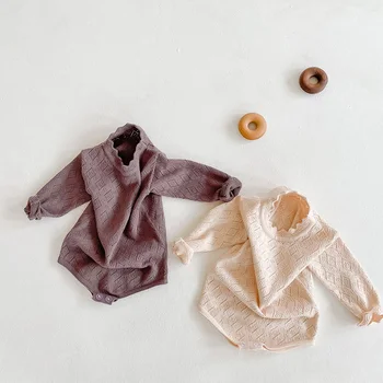 MILANCEL 2020 nový baby kombinézu kojenecké chlapecké oblečení dětské pletené dlouhý rukáv dítě chlapci kombinéza