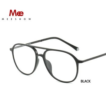 Meeshow TR90 Slitiny brýle rám muži ženy brýle ultralight pilot presctiption brýle Evropě design krátkozrakost full rim
