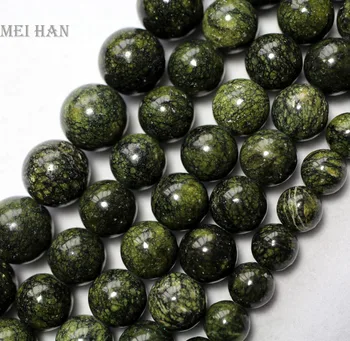 Meihan doprava Zdarma 8mm 10mm 12mm přírodní ruské hadec kulatý kámen korálky pro výrobu šperků design nebo dar