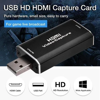 Mini HDMI Video zachytávací Karty o Video Capture Karty HDMI do USB2.0 1080P HD Záznam Vhodný pro PS4 Hra DVD Videokamery