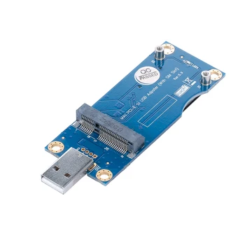 Mini Karty Adaptéru PCI-E USB Adaptér Karty WWAN Test Převodníku Adaptér pro Kartu 3G/4G Modul s Slot pro SIM Kartu