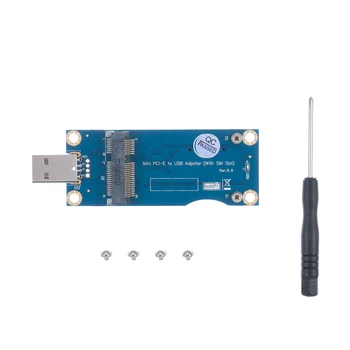 Mini Karty Adaptéru PCI-E USB Adaptér Karty WWAN Test Převodníku Adaptér pro Kartu 3G/4G Modul s Slot pro SIM Kartu