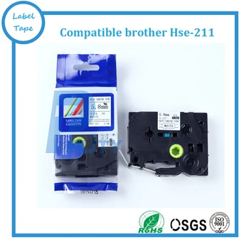 Mix brother HSe teplem smrštitelná štítku, pásky, kazety 20ks HSe-211~ 5.8mmx1.5m , 30ks HSe-221