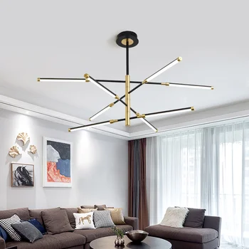 Moderní Rotační lustr LED Lampa Světlo pro Jídelnu Nordic luxusní obývací pokoj lustry kreativní ložnice lampy