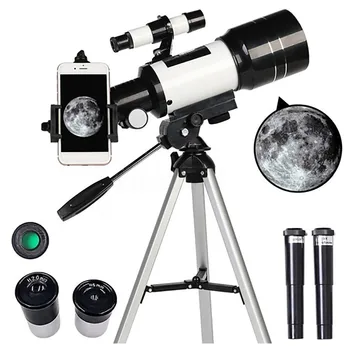 Monokulární Zoom Shot Pro Dalekohled 150x 70mm Clonu Astronomický Dalekohled Refraktor Stativ Finder Pro Začátečníky Profesionální