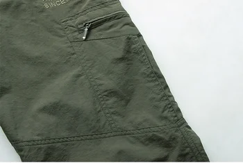 Multi Kapsy Cargo Kalhoty Muži Prodyšný Rychlé Suché Armády Muži Kalhoty Příležitostné Letní tenké Volné Vojenské Taktické Kalhoty Muž