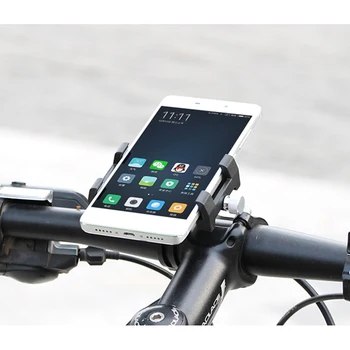 MĚŠŤÁK 64g Univerzální Motocykl Držák Telefonu Hliníkové Kolo Řídítka Mobil Mount Klip Stojan Držák Pro iPhone Samsung Smart Nokia