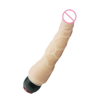 Měkké Realistické Dildo Penis Sexuální Hračky pro Ženy, Pochvy, Masér Multi-rychlostní Vibrační Stimulátor Penisy Klitoris, G-bod Vibrátory