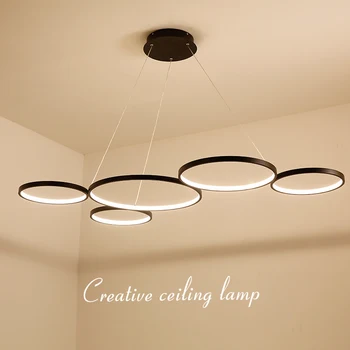 NEO Lesk Minimalistický Moderní LED Závěsná Světla pro Stolování Kuchyně, Pokoj, Obývací Pokoj Visí Pozastavení Přívěsek Svítilna Żyrandol