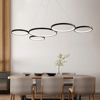 NEO Lesk Minimalistický Moderní LED Závěsná Světla pro Stolování Kuchyně, Pokoj, Obývací Pokoj Visí Pozastavení Přívěsek Svítilna Żyrandol